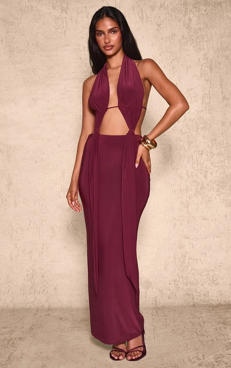 red slinky maxi dress Buy Lipsy Red Slinky Ruched Waist Maxi Dress from Next USA