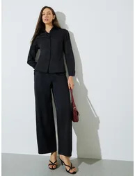 BELTED SHIRT AND PANT SET - Fit Block - Top (WSH006-Oversize) Bottom