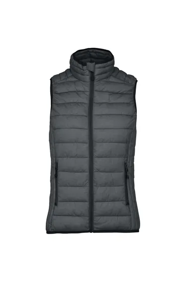 Kariban Womens/Ladies Lightweight Down Bodywarmer - Marl Dark Grey