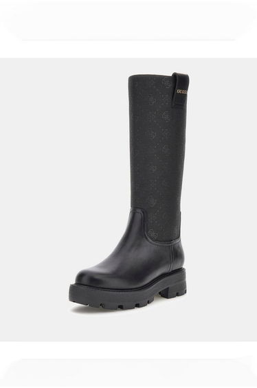 Yannis Knee High Boot Black