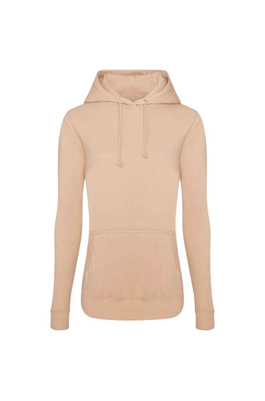 AWDis Womens/Ladies Girlie College Hoodie - Nude