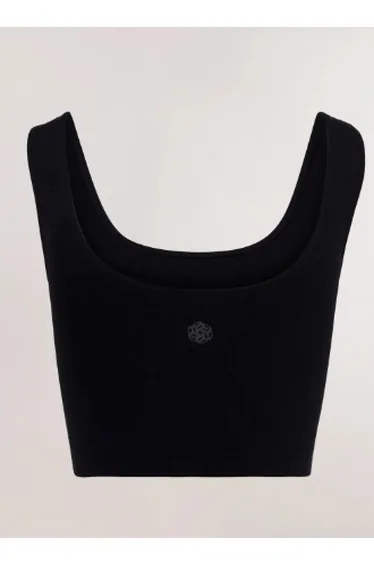 بلوزة قصيرة - أسود