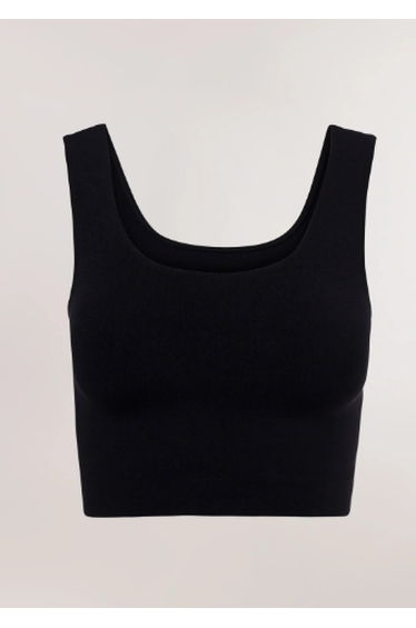 Limber Up Cropped Top - CORE BLACK