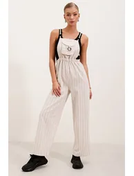Strap Jumpsuit - Cream