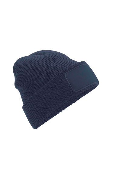 Beechfield Unisex Adults Thinsulate Printer Beanie - French Navy