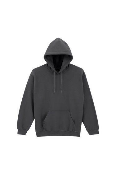 Gildan Mens Hoodie - Fan Charcoal Heather