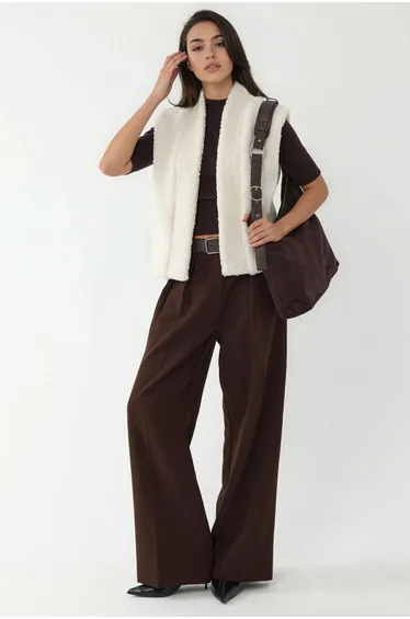 Plush Sleeveless Vest