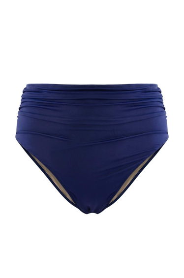 Navy Blue Chlorine & Water Resistant Long Lasting Lycra ® Xtra Life Large Size Bikini Bottom product thumbnail 2