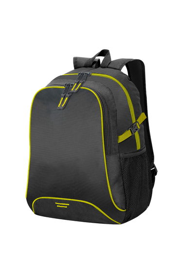 Shugon Osaka Basic Backpack / Rucksack Bag (30 Litre) (Pack of 2) - Black/Yellow