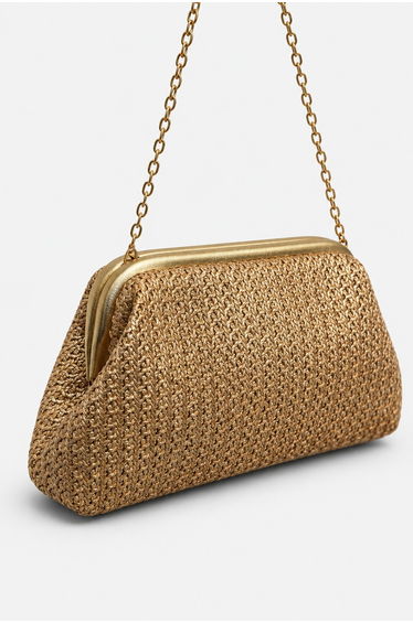 Textured Hand and Shoulder Bag with Chain Strap – Stylish & Daily Use