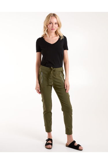 Zip Drawstring Trouser