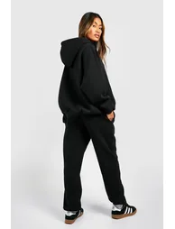 Dsgn Studio Text Print Hooded Tracksuit - black - 1