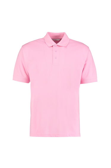 Kustom Kit Mens Klassic Superwash Short Sleeve Polo Shirt - Pink