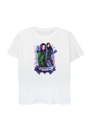 Descendants Girls Wicked Friends Cotton T-Shirt - White