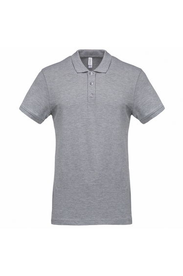 Kariban Mens Pique Polo Shirt - Oxford Grey