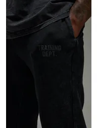 Man Active Training Dept. Relaxed Washed Jogger - black - 2