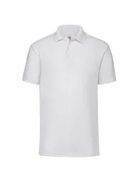 Fruit of the Loom Mens 65/35 Polycotton Pique Polo Shirt - White