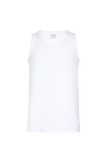 Skinni Fit Chidlrens Girls Feel Good Stretch Vest - White