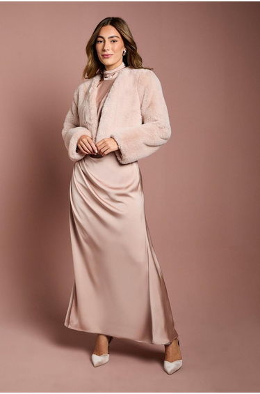 Occasion Short Edge To Edge Fur Coat