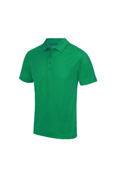 AWDis Just Cool Mens Plain Sports Polo Shirt - Kelly Green