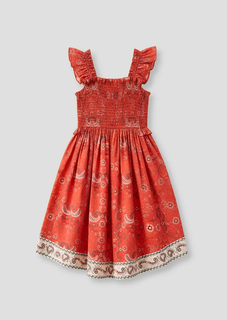 Ava Hanky Hem Bandana Print Dress - 2