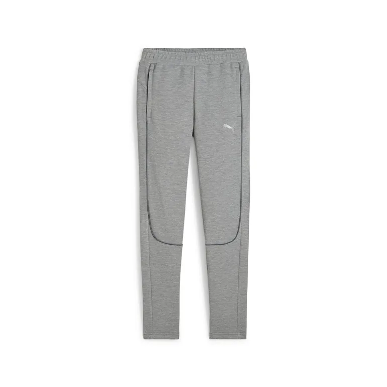 Boy's Puma Juniors TeamFINAL Casuals Knitted Pants in Grey