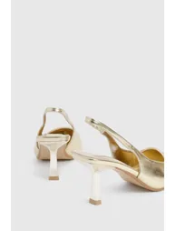 Low Stiletto Slingback Court - gold - 3