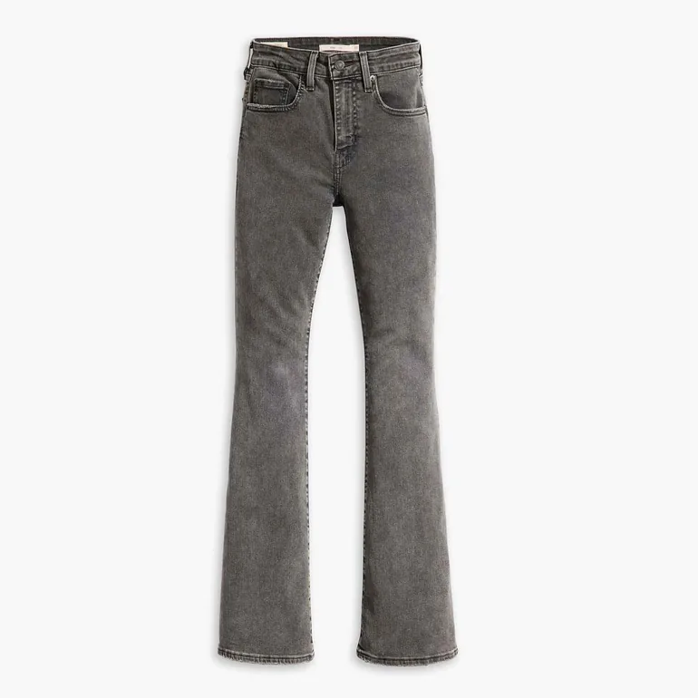 Women's Levis 726 High Rise Flare Jeans in Black - 2