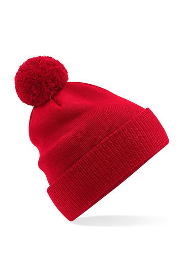 Beechfield Snowstar Organic Cotton Beanie - Classic Red