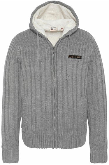 Warm Zip-Up Cardigan with Fleece Lining