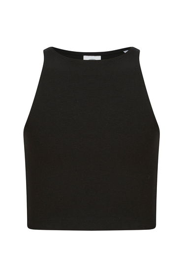 SF Minni Girls Crop Top - Black