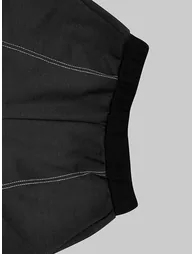 بنطلون فضفاض بخصر عالي بفتحة - 5