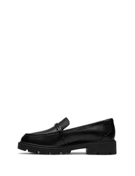 Clarks Code L Step Leather Shoes Black - 1