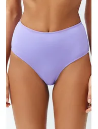 Lilac High Waist Bikini Bottom - 2