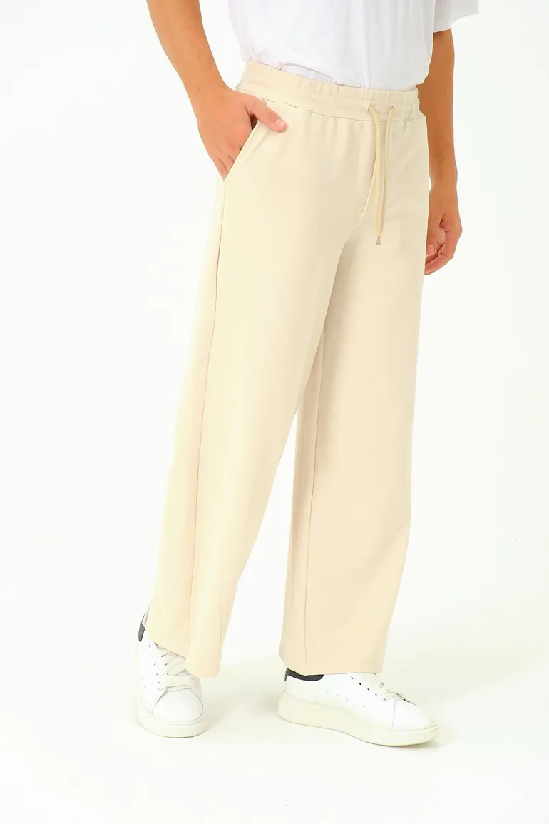 Men's Oversize Elastic Baggy Sweatpants - 3