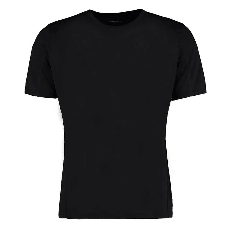 Gamegear® Cooltex® Short Sleeved T-Shirt / Mens Sportswear - Black/Black - 1