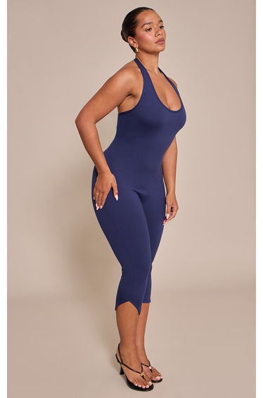 Shape Navy Sculpt Halterneck Capri Jumpsuit product thumbnail 3