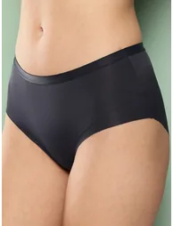 Black Solid Lightly Padded Non Wired Bra and Brief Set - 5