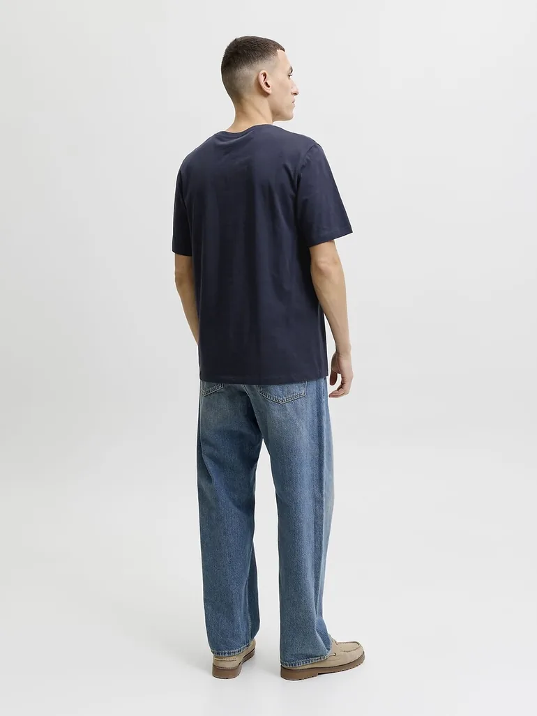 Logo Print Crew Neck Short Sleeve T-Shirt - 2
