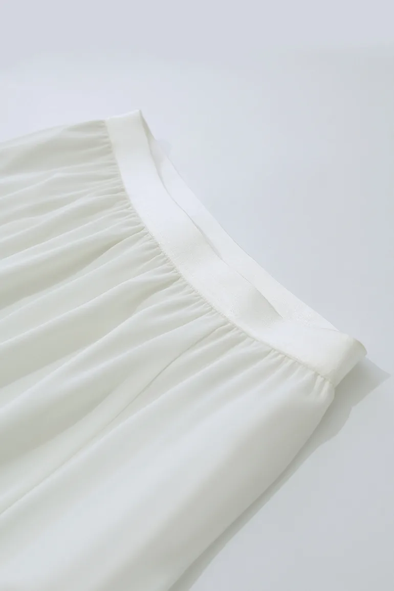 Irregular Hem Midi Skirt - 6