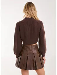 High Neck Knitted Jumper - 3