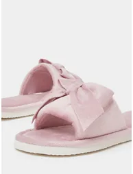 Pink Knot Detail Bedroom Slippers - 2
