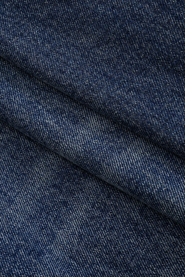 Plus Size Denim Contrast Pocket Jeans - 3