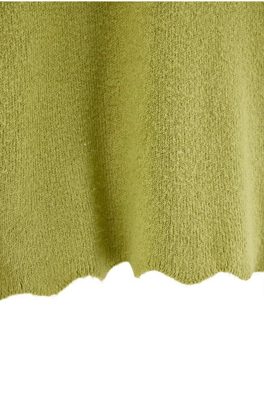 More Sustainable Green Skirt Hem Detailed Sweater product thumbnail 3