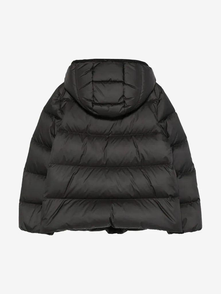 Moncler Enfant Girls Down Padded Beulah Jacket in Black - 1