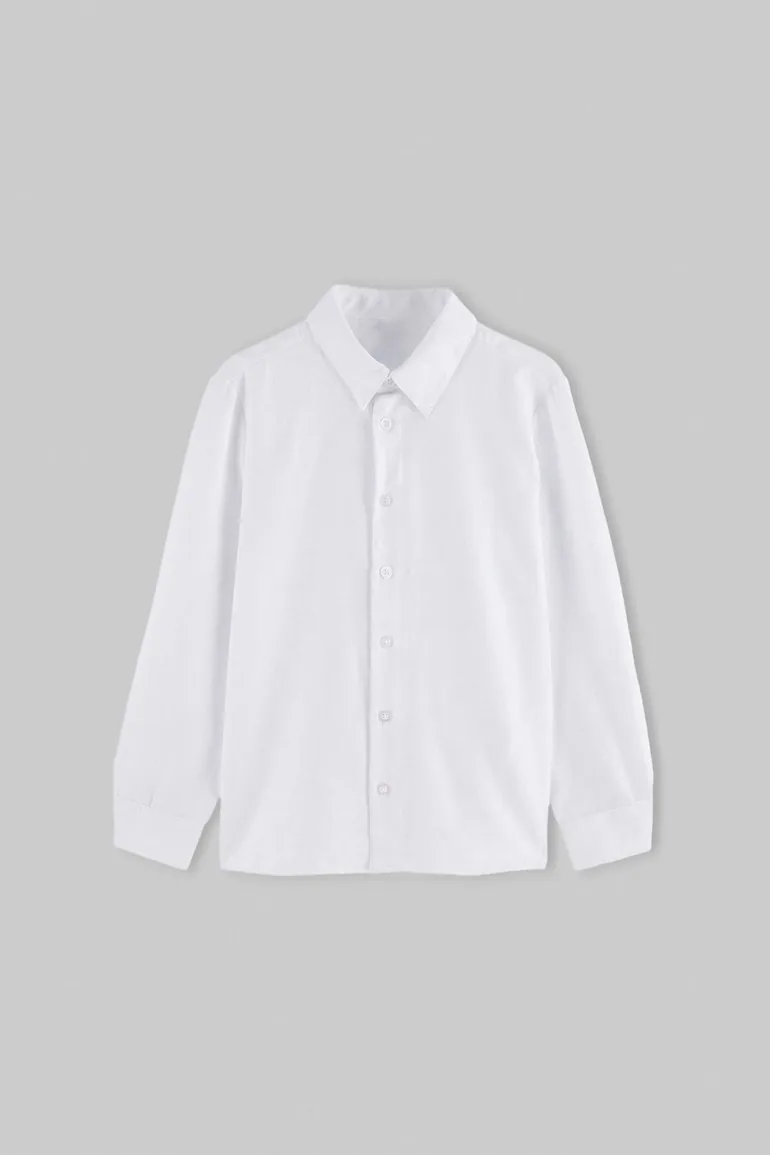White Boy's Long Sleeve Shirt - 1