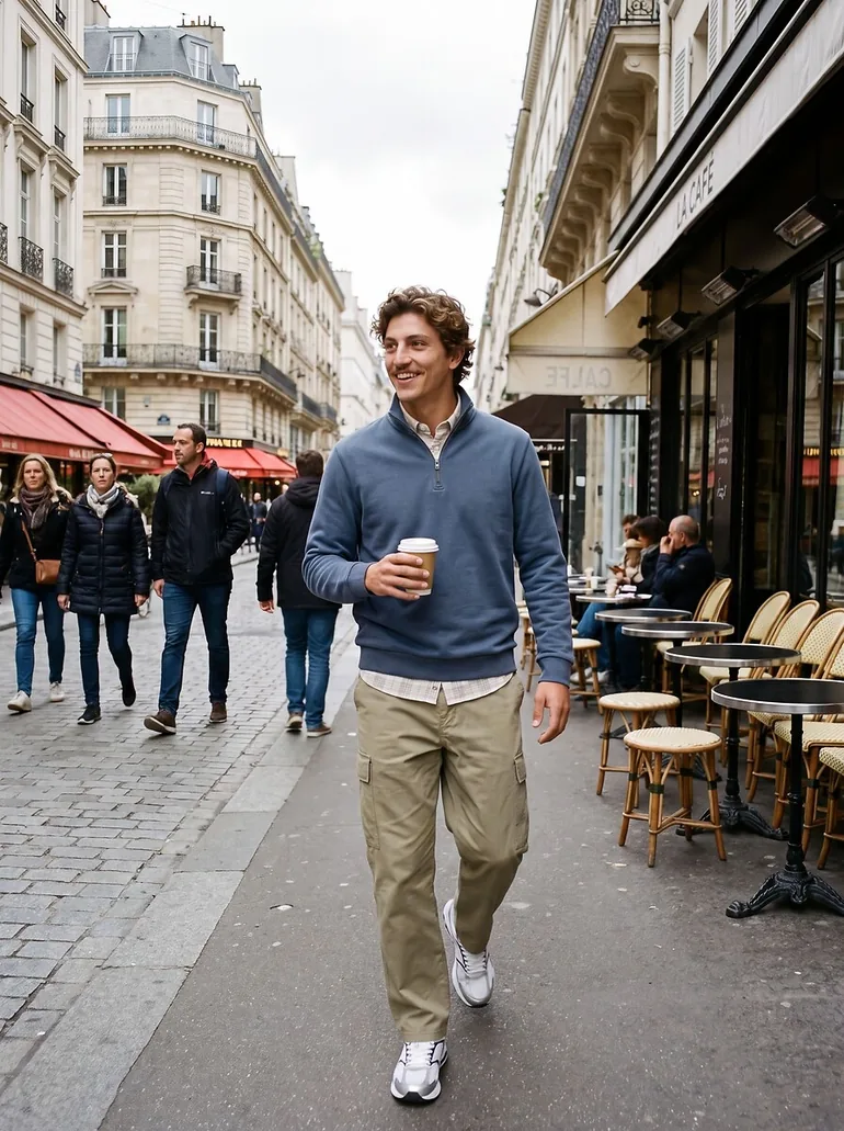 Half Zip Sweatshirt - 4