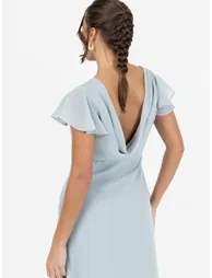 Anaya With Love Recycled Cloud Blue Cowl Back Maxi Dress - 3