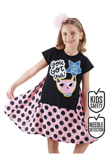Cool Cat Girl Dress