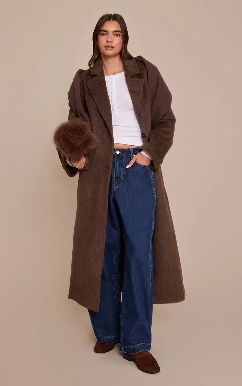 Indigo Pleat Side Wide Leg Jeans - 5